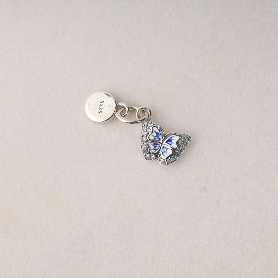 صورة charm فضة 925 على شكل فراشة